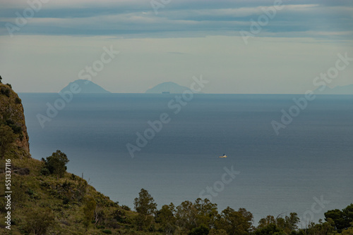 Le isole Eolie viste da Palermo