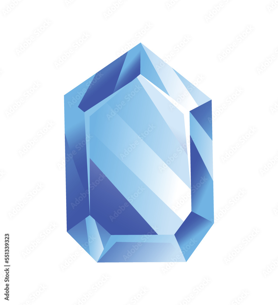 Jewelry gemstone. Precious stone or gem. Vector crystal icon. Isolated exquisite jewelry stone Jewelry gemstone. Precious stone or gem. Vector crystal icon. Isolated exquisite jewelry stone