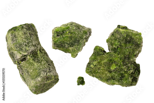 frozen spinach, png file