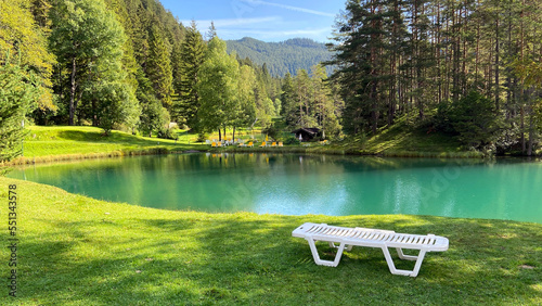 A look at the beautiful Fernsteinsee on a sunny day. Austria, Europe. photo