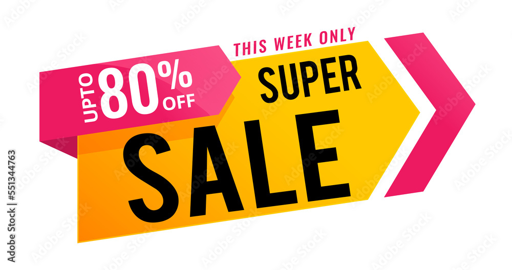 Sale banner template design, Super sale special offer. Sale banner template design, Super sale special offer.