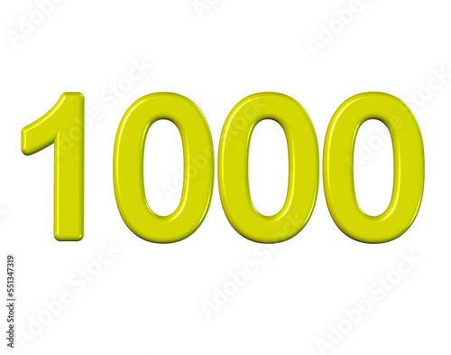 the number 1000