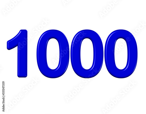 the number 1000