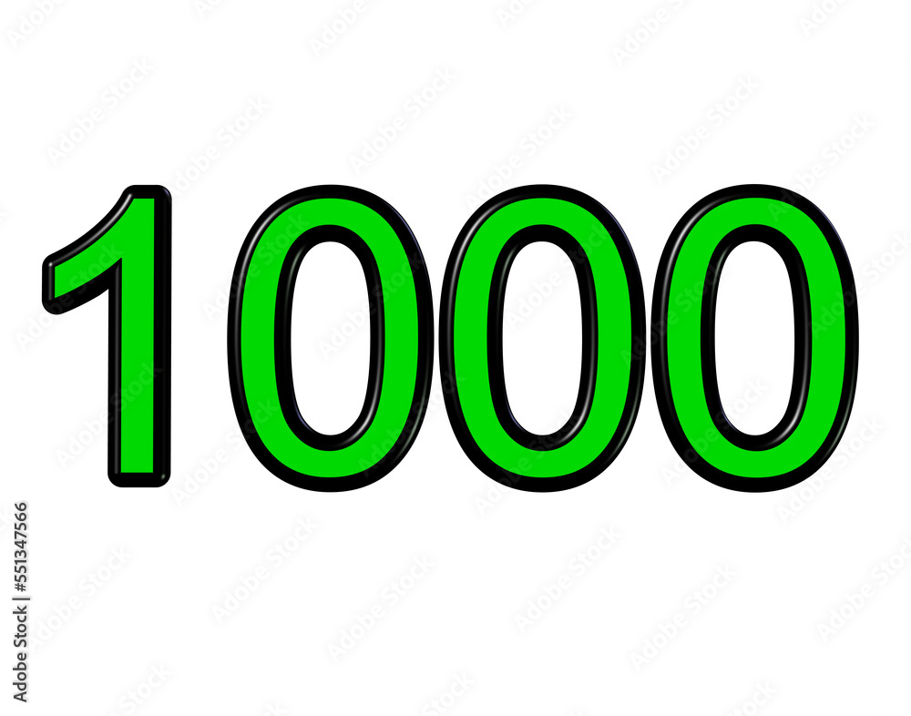 1000 green 1000 green