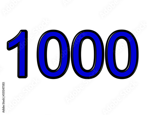 the number 1000