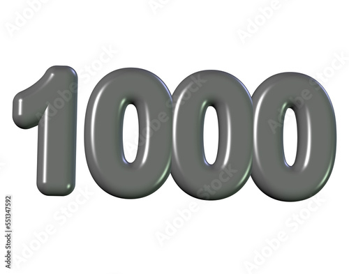 the number 1000