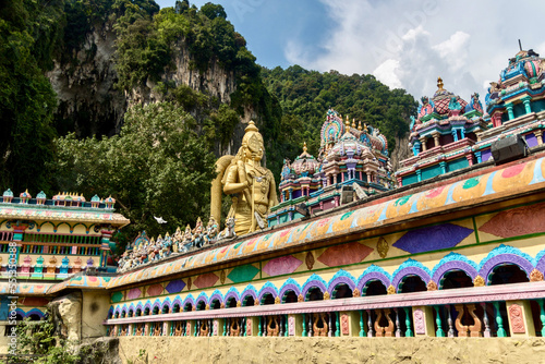 Canvas Print Hindu temple at Batu Caves in Kuala Lumpur Malaysia
