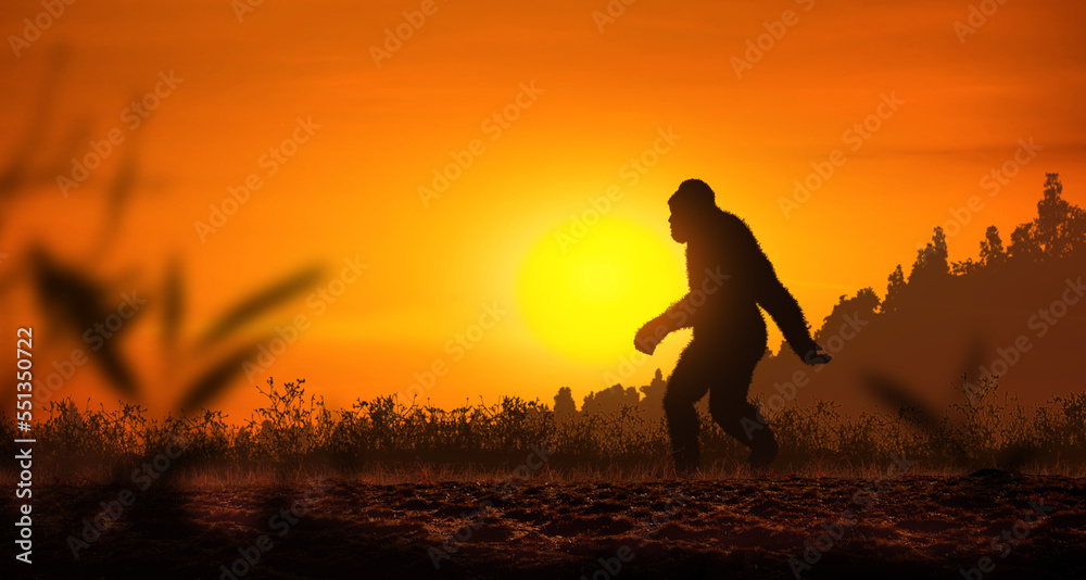 Fototapeta premium Bigfoot really exists