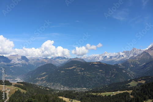 Mont Blanc massif Saint-Gervais-Les-Bains France Mont Joly 