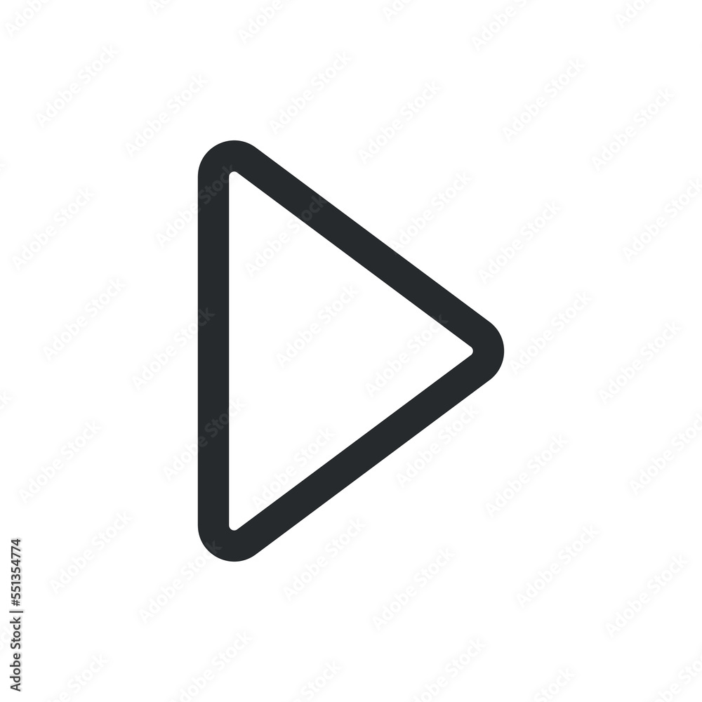 Play icon, simple illustration vector Play icon, simple illustration vector