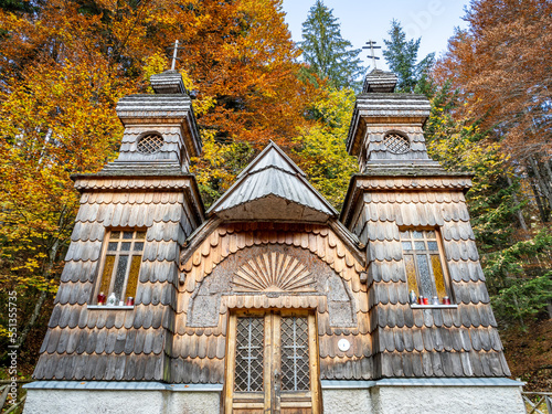 Schilderij op canvas Russian chapel - Kranjska Gora, Slovenia