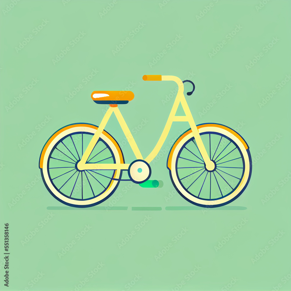 Modern flat design of Transport public transportable bicycle for transportation in city. Modern flat design of Transport public transportable bicycle for transportation in city.