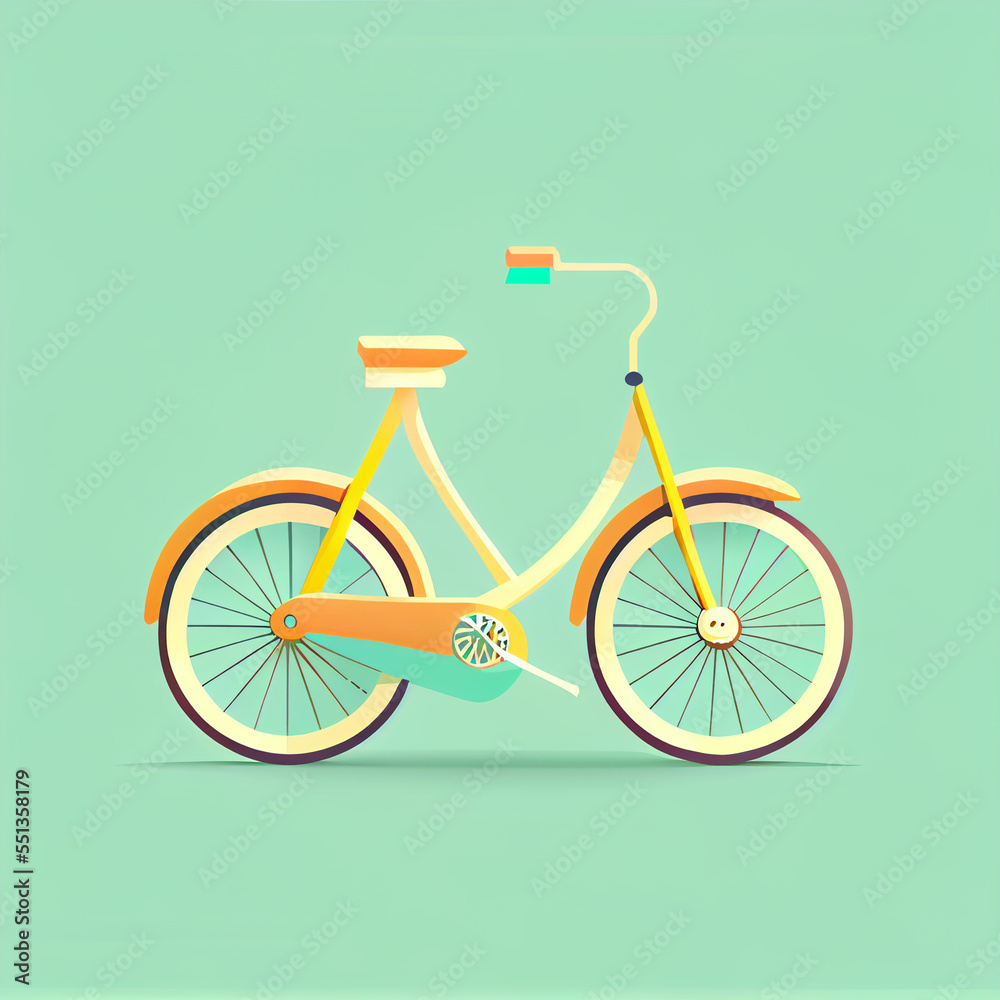 Modern flat design of Transport public transportable bicycle for transportation in city. Modern flat design of Transport public transportable bicycle for transportation in city.