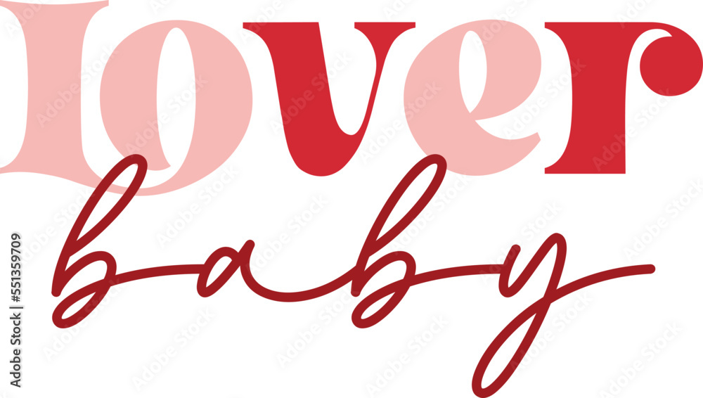 Obraz premium lover baby Retro SVG T-shirt Design.