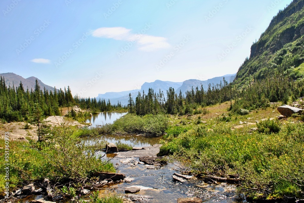 Obraz premium mountain river in the mountains