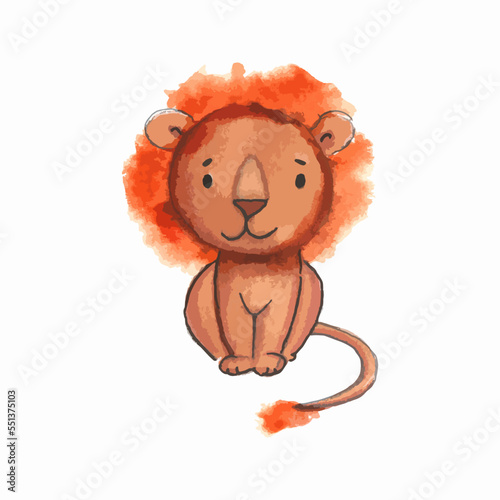 Lion baby little king