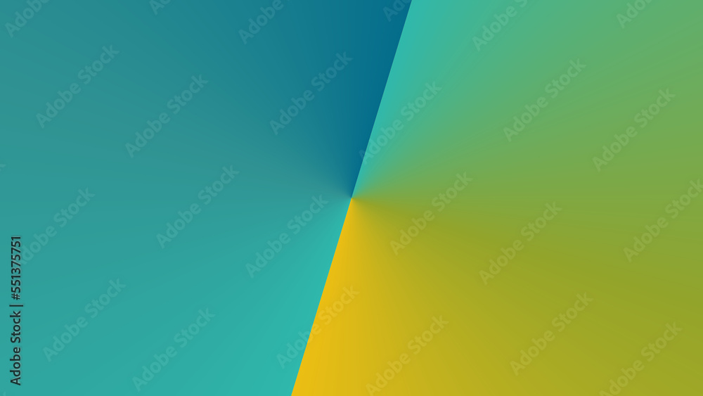 Green blue and yellow background illustration with added effects