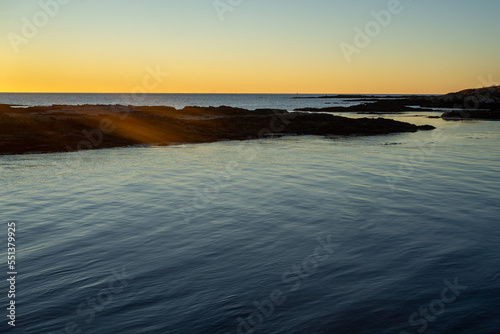 Sunrise at Bailey Island, Maine photo