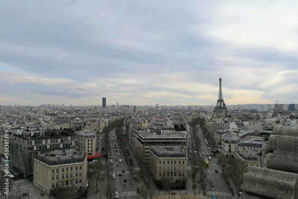 View of Eiffel tower