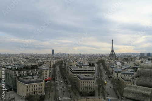 View of Eiffel tower