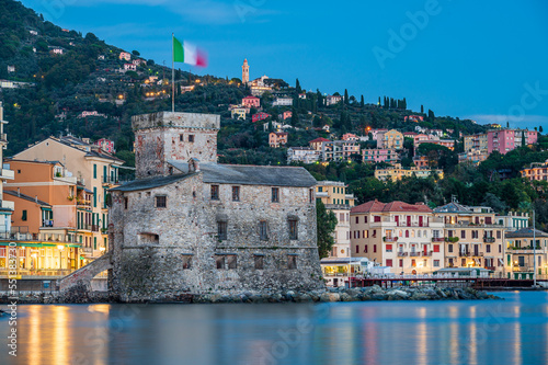 Castle on the sea in Rapallo