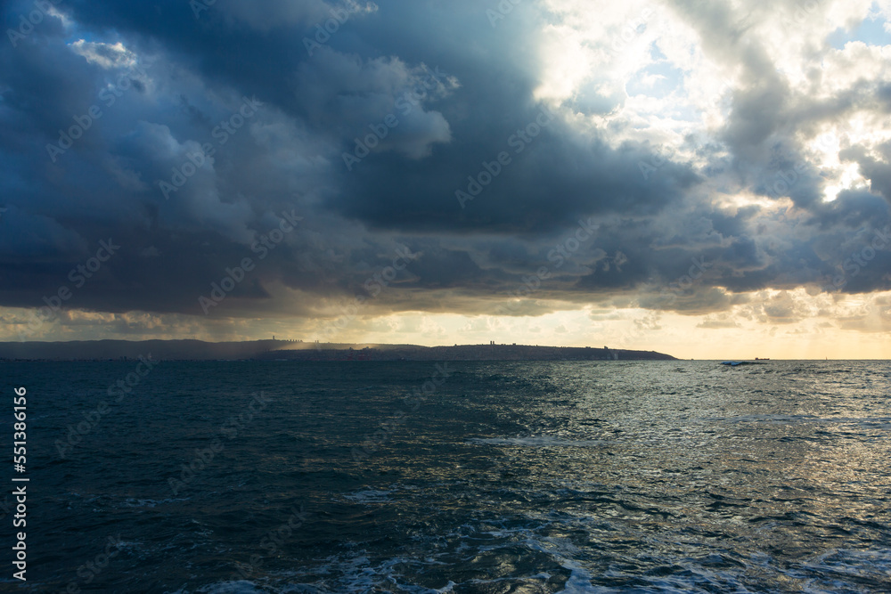 Before the storm in the mediterranean