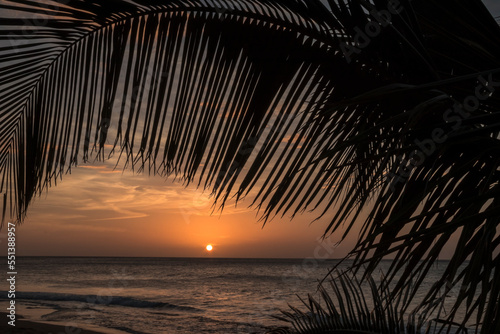 Coucher de soleil en Guadeloupe Antilles Française