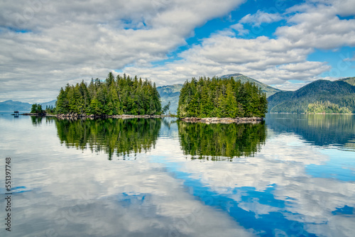 Islands in Misty Fjords National Monument near Juneau, Alaska