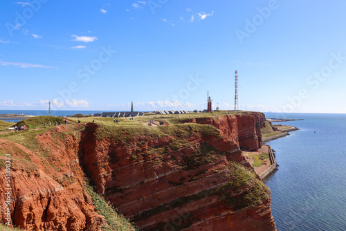 Germany's most beautiful offshore island Helgoland in the North Sea