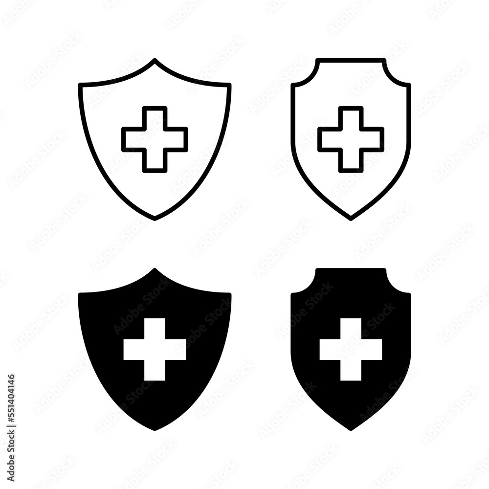 Health insurance icon vector for web and mobile app. Insurance document sign and symbol Health insurance icon vector for web and mobile app. Insurance document sign and symbol