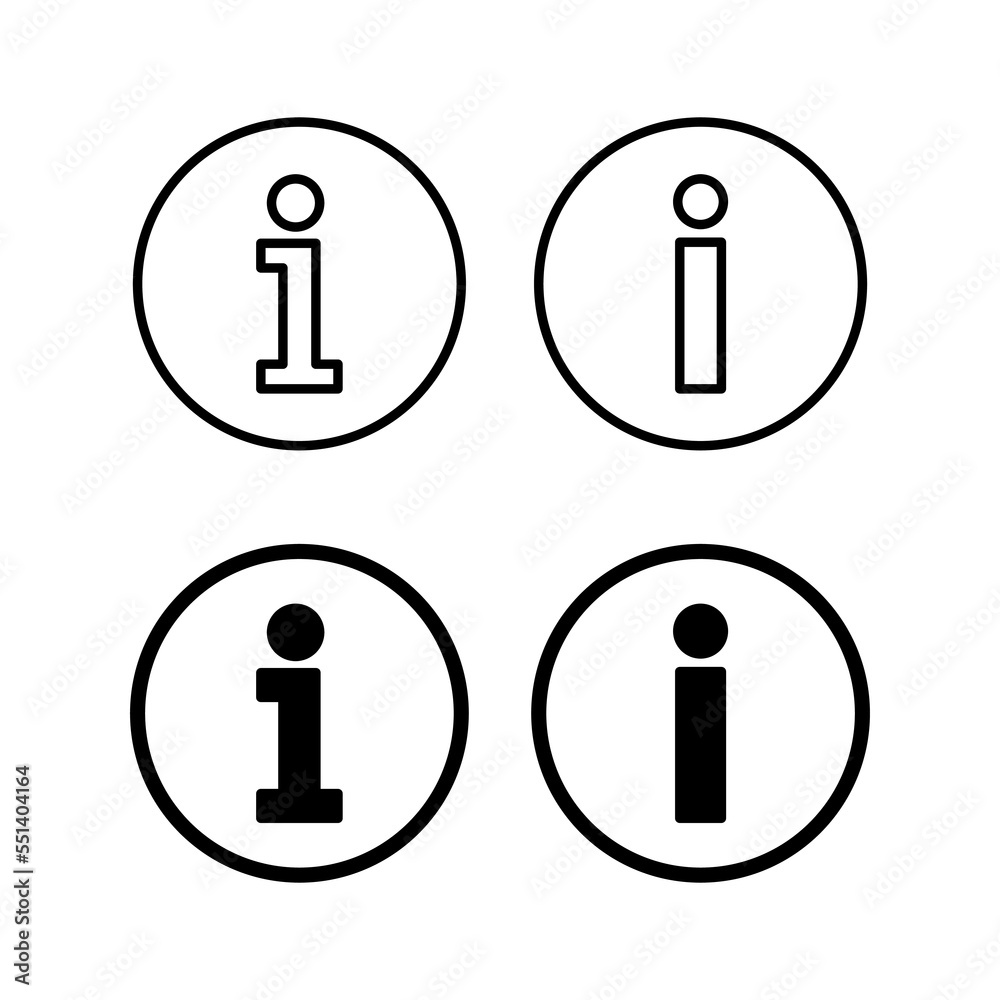 Info sign icon vector for web and mobile app. about us sign and symbol. Faq icon Info sign icon vector for web and mobile app. about us sign and symbol. Faq icon