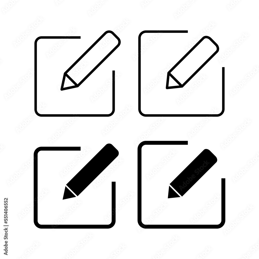 Edit icon vector for web and mobile app. edit document sign and symbol. edit text icon. pencil. sign up Edit icon vector for web and mobile app. edit document sign and symbol. edit text icon. pencil. sign up