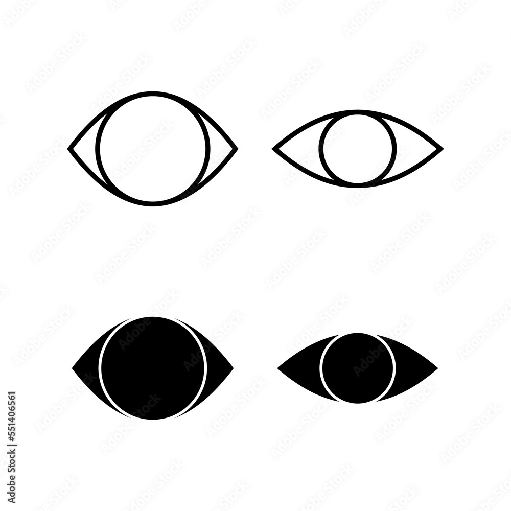 Eye icon vector for web and mobile app. Eye sign and symbol. Look and Vision icon. Eye icon vector for web and mobile app. Eye sign and symbol. Look and Vision icon.