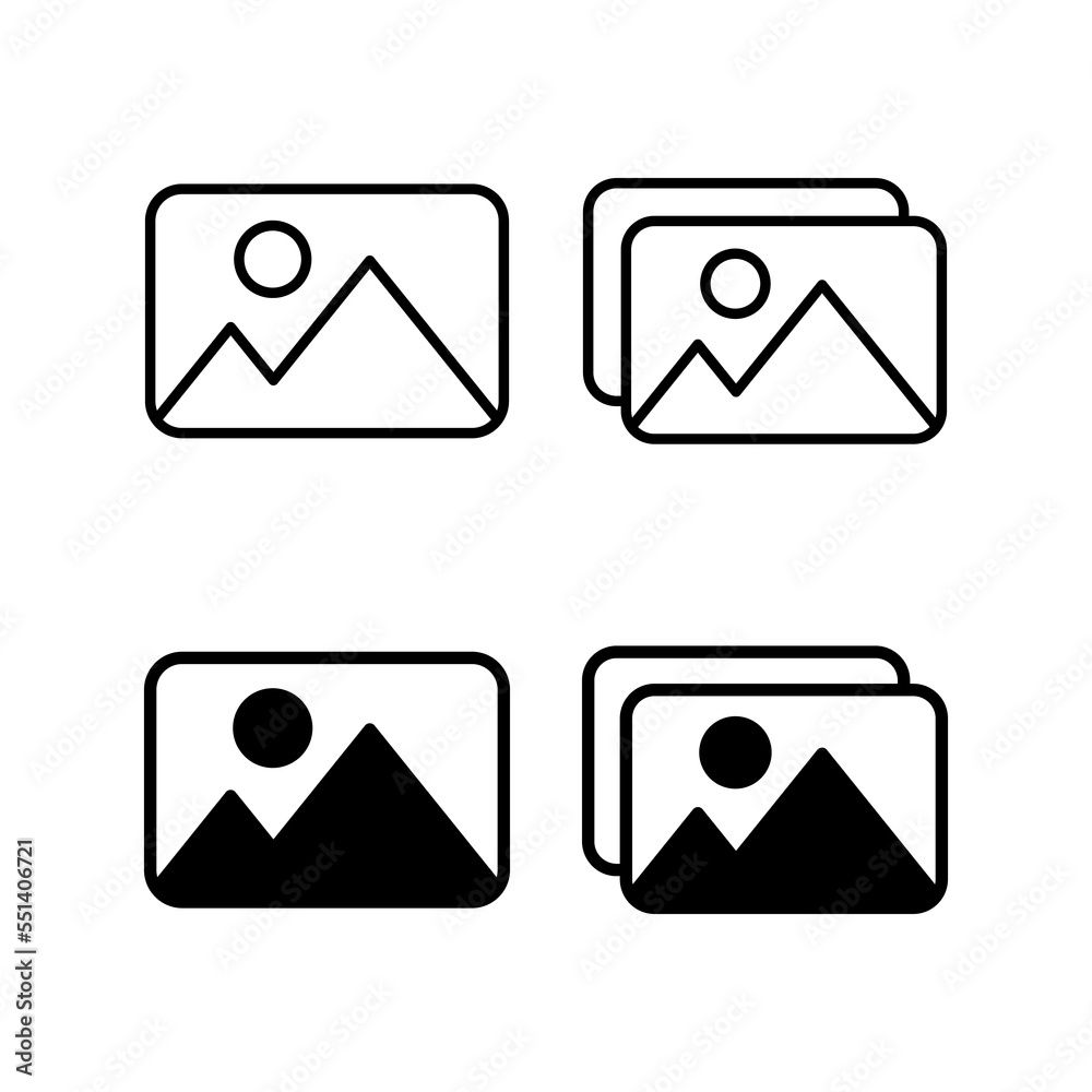 Picture icon vector for web and mobile app. photo gallery sign and symbol. image icon Picture icon vector for web and mobile app. photo gallery sign and symbol. image icon