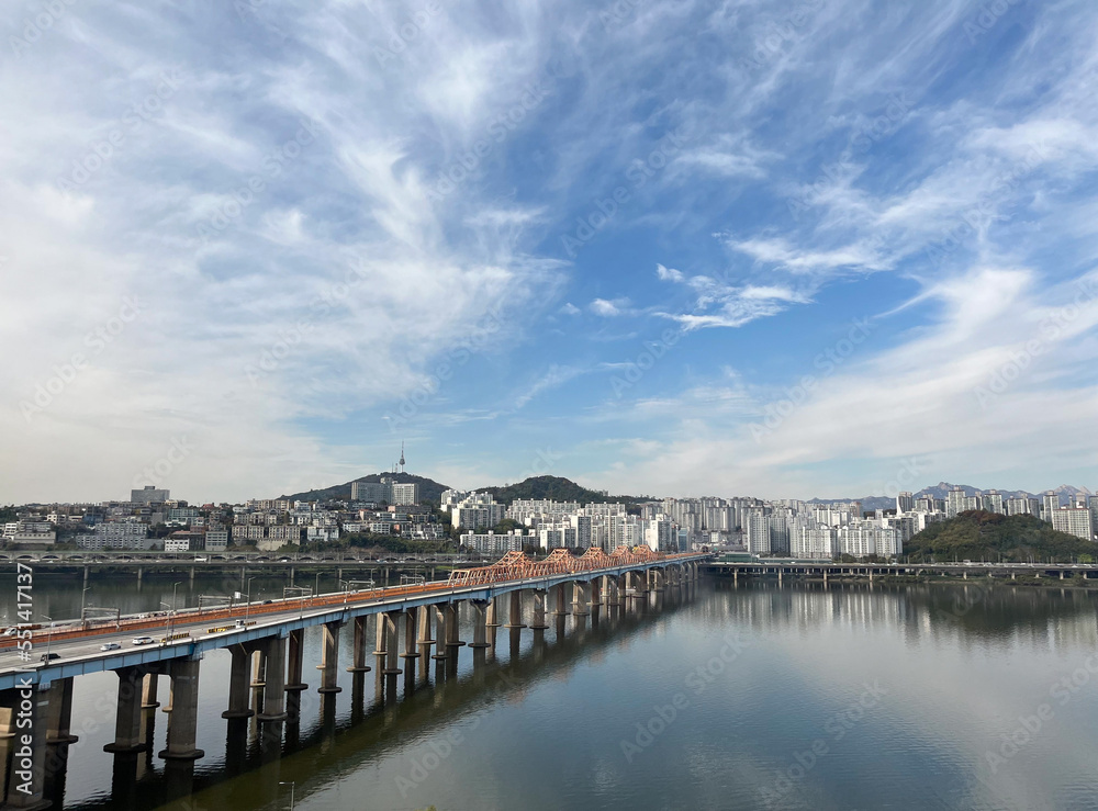 River view of Seoul, South Korea