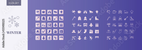 Winter Icon Set