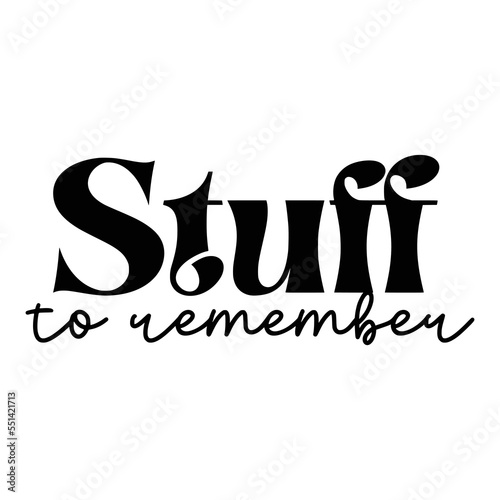 Notebook Planner Typography Black and White 