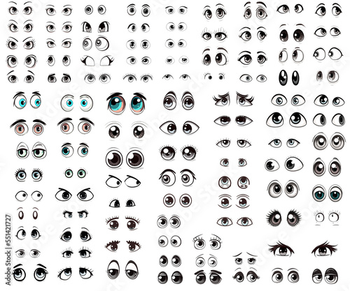 Cartoon Eye Set