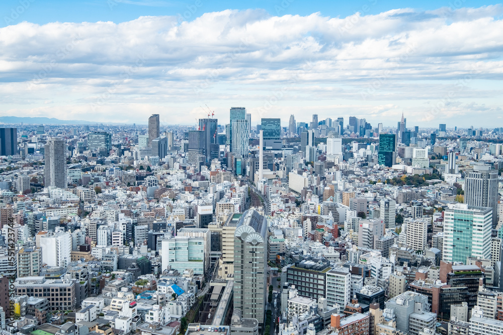 日本の首都東京の都市風景 日本の首都東京の都市風景