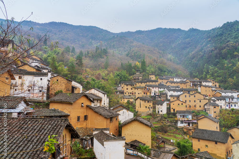 Ancient Villages and Natural Scenery in the Mountainous Areas of Anhui Province, China