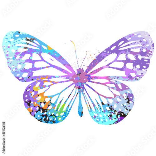 Watercolor Butterfly, Abstract Butterfly, Colorful Butterfly, Butterfly Illustration, Butterfly Drawing, Butterfly, Art  © Shakib726