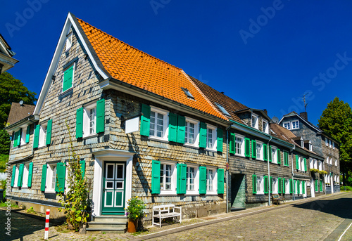 Historic slate houses in Solingen-Grafrath - North Rhine-Westphalia, Germany
