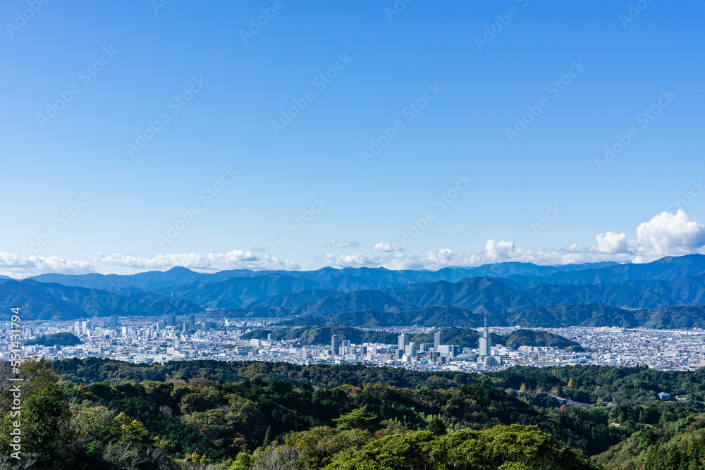 静岡県三保の松原からの富士山