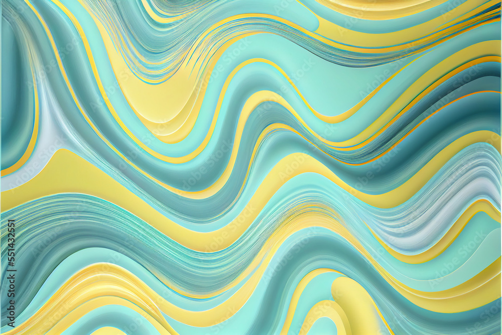 Flowing smooth waves of pastel colors Flowing smooth waves of pastel colors