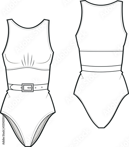 illustration of a swimwear, swimsuits, beachwear, underwear , lingerie