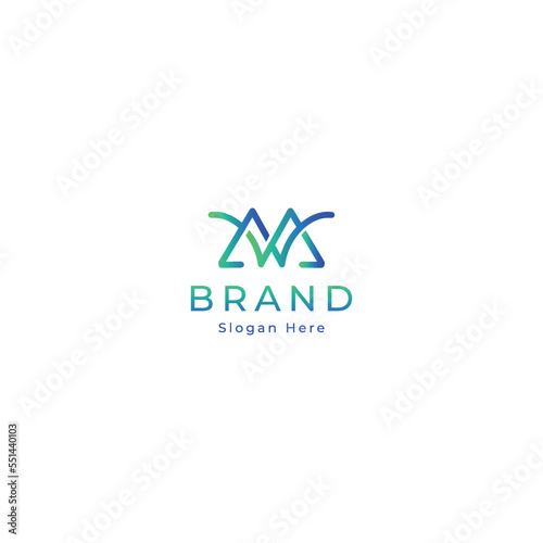 Abstract Gradient Logo Design