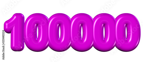 the number 100000