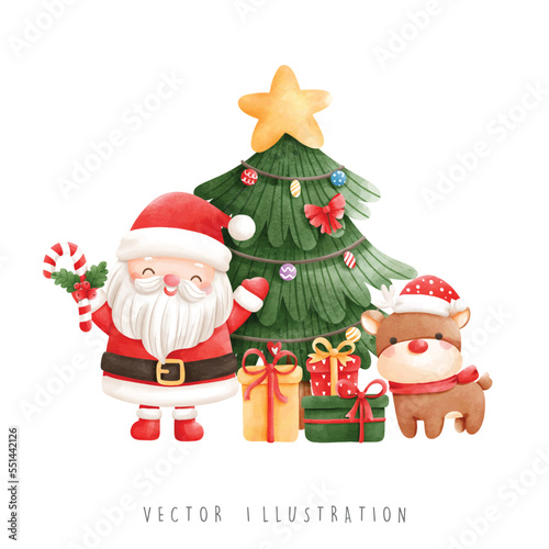 Christmas Santa  Christmas vector illustration