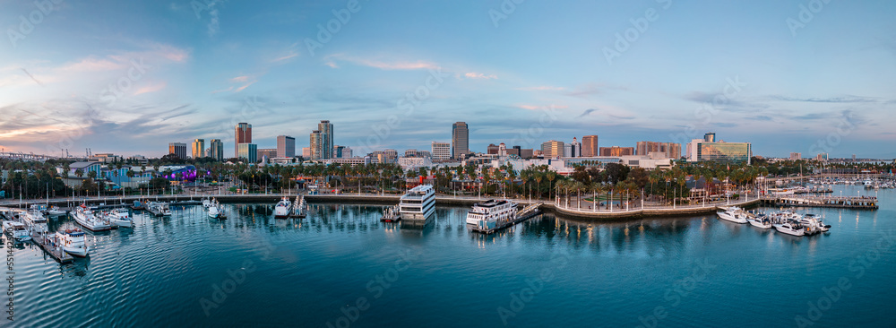View of Long Beach Shoreline Marina
