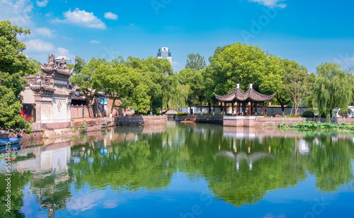 Lake Scenery of Tianyige Museum  Ningbo  Zhejiang  China
